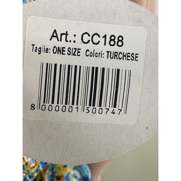 ANTICA SARTORIA by GIACOMO CINQUE LONG DRESS SMOCKED TOP  NWT O/S POSITANO BEACH - Picture 11 of 15